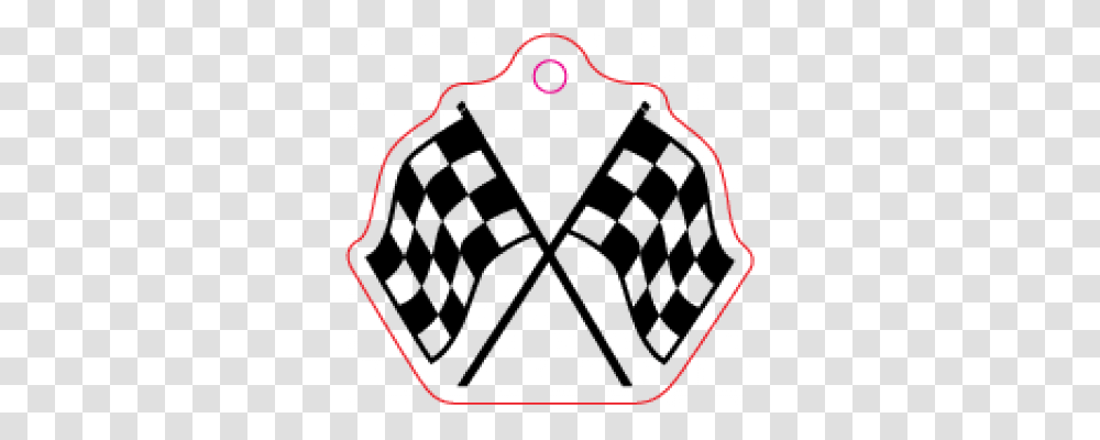 Checkered Flag Key Tag, Apparel, Rug Transparent Png