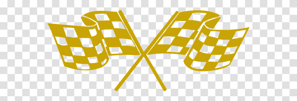 Checkered Flag Vector Gold Chequered Flag Logo, Symbol, Bulldozer, Tractor, Vehicle Transparent Png