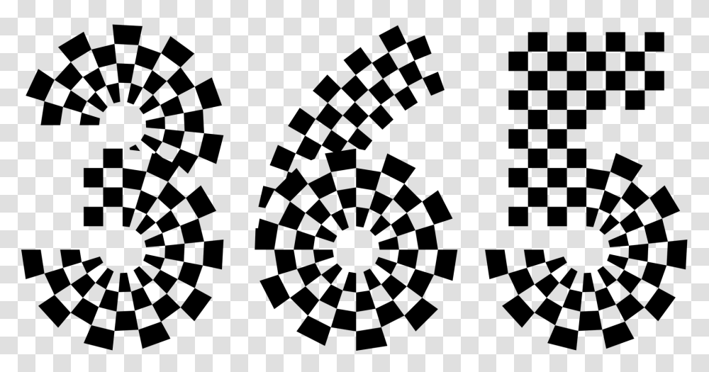 Checkered Number 3 Checker Pattern, Gray, World Of Warcraft Transparent Png