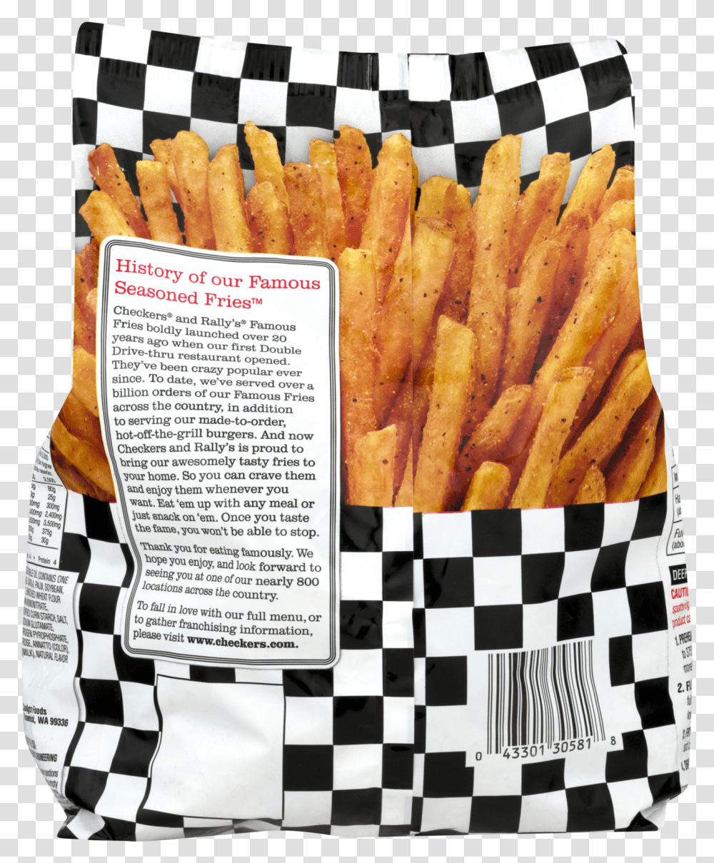 Checkers Frozen Fries Calories Transparent Png