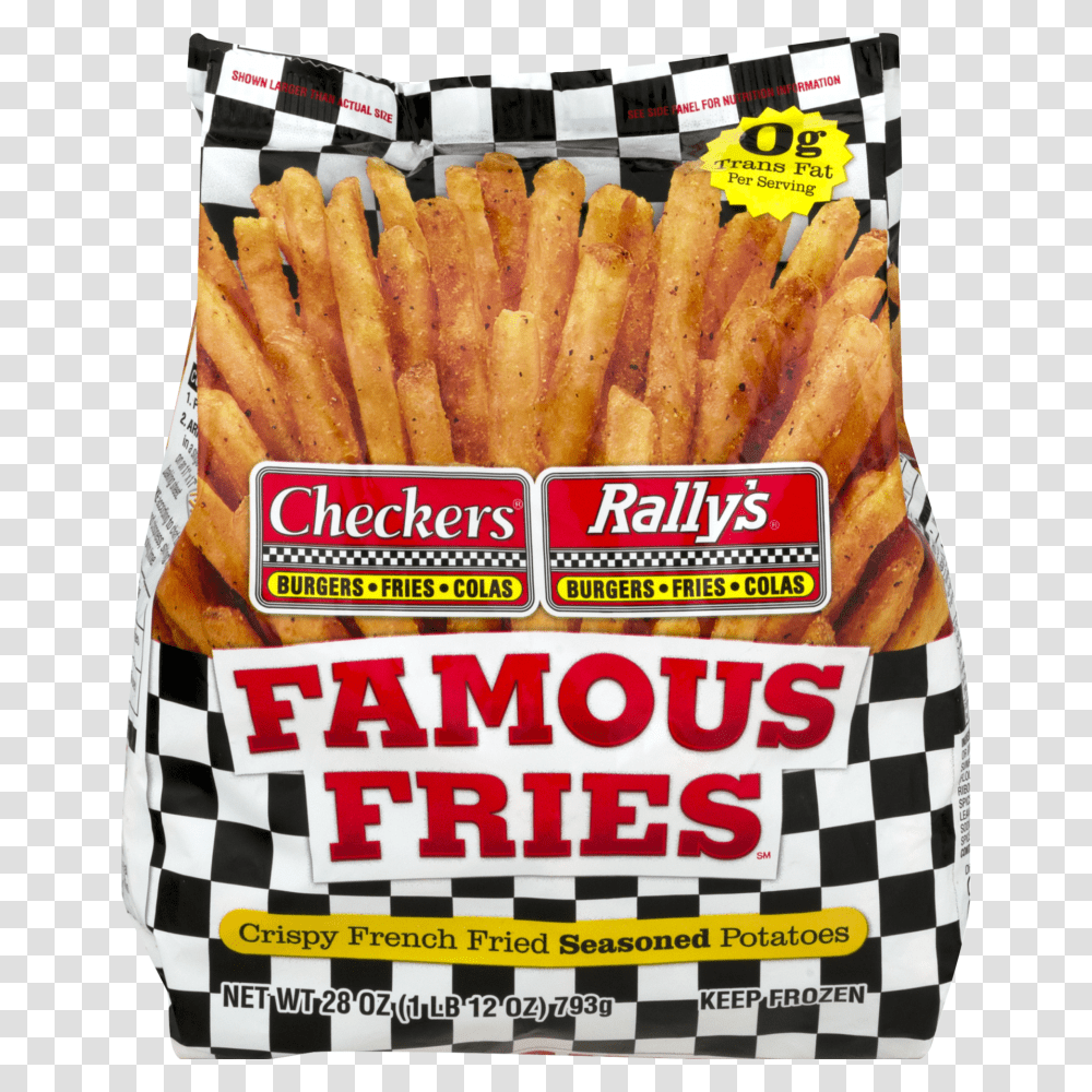 Checkers Rallys Famous Fries Oz, Food, Hot Dog Transparent Png