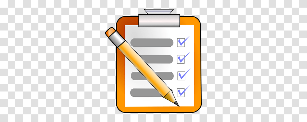 Checklist Tool, Hammer, Pencil Transparent Png
