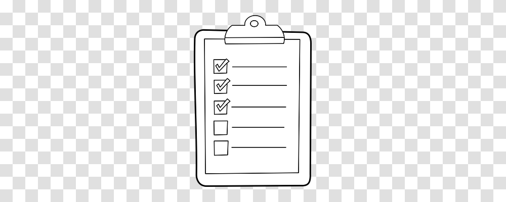 Checklist Text, Page, Number Transparent Png
