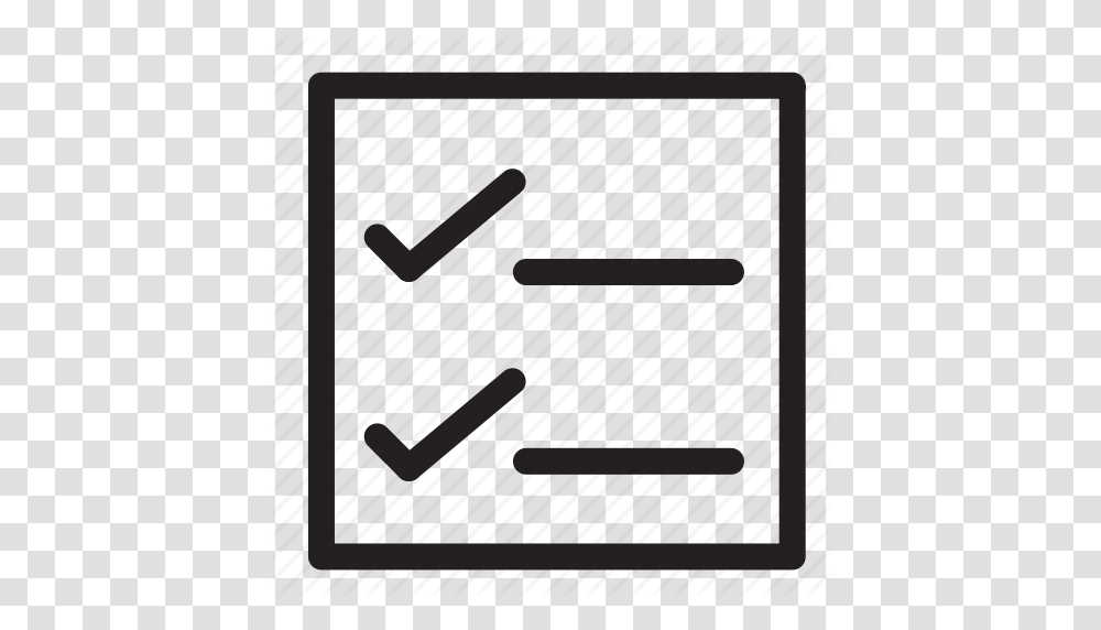 Checklist Correct Done Status Tasks Yes Icon, Furniture, Drawer, Cabinet Transparent Png