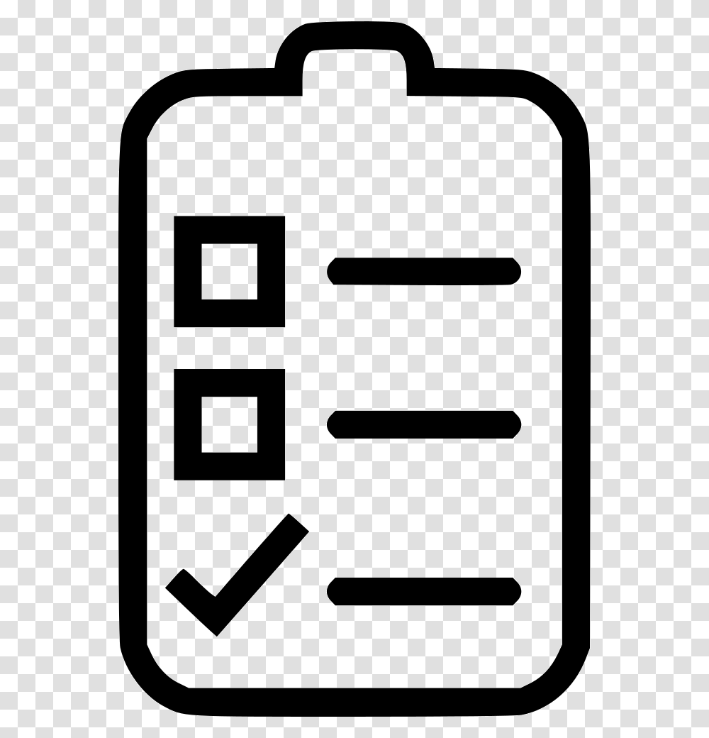 Checklist Icon Free Download, Stencil, Alphabet, Label Transparent Png