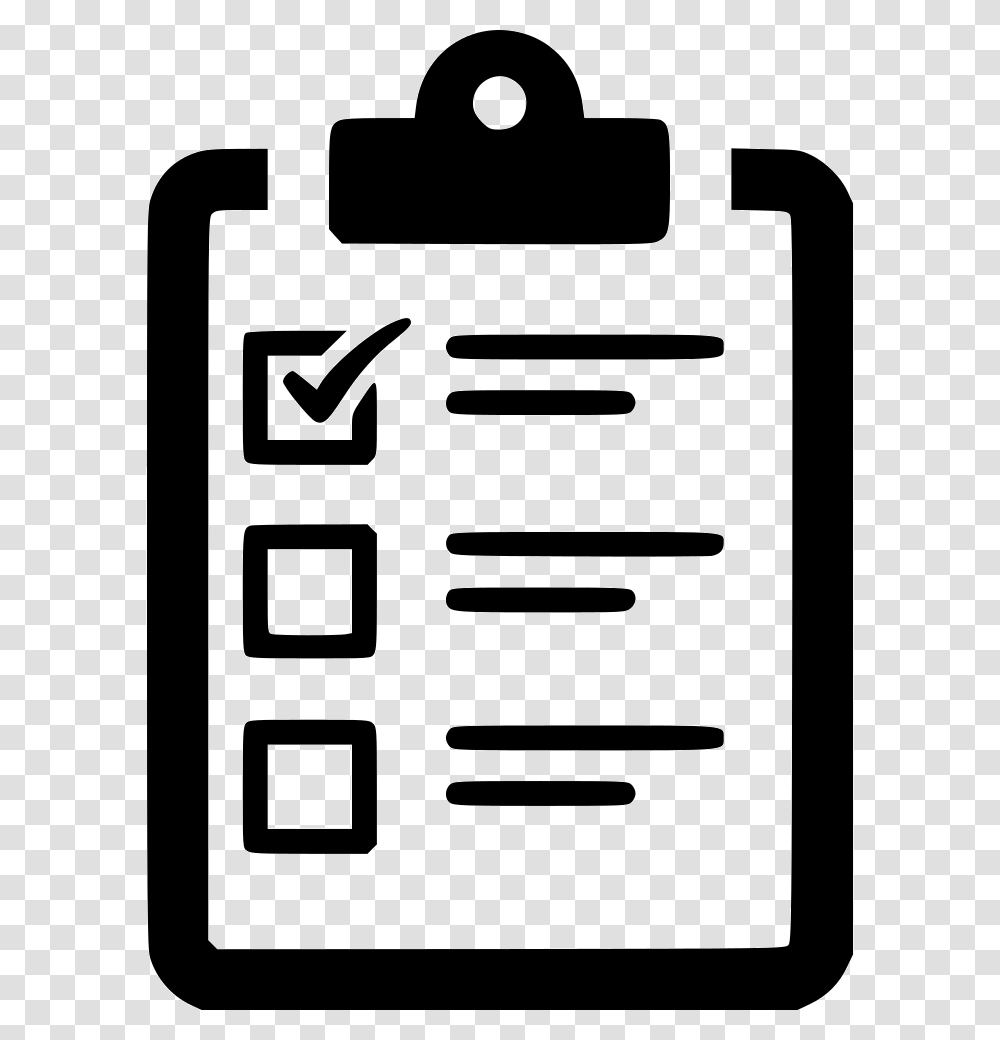 Checklist Poll Task To Do List Clipboard Icon Free, Label, Number Transparent Png