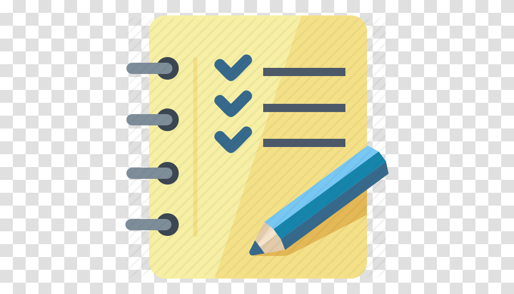 Checklist Tasks Completed To Do List Icon, Pencil Transparent Png