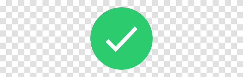 Checkmark Icon Flat, Green, Recycling Symbol Transparent Png
