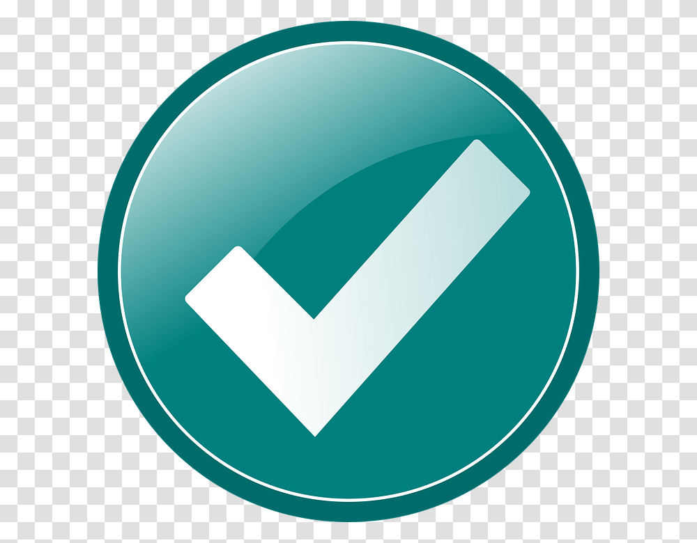 Checkmark Tick Check Yes Mark Choice Teal Vote Background Green Tick, Logo, Trademark, Tape Transparent Png