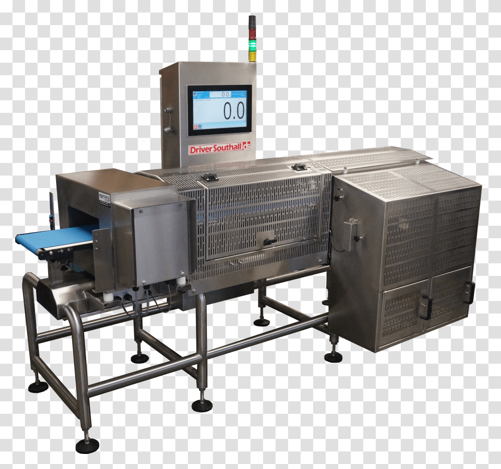 Checkweigher Metal Detector Combination System Machine, Desk, Table, Furniture, Lathe Transparent Png