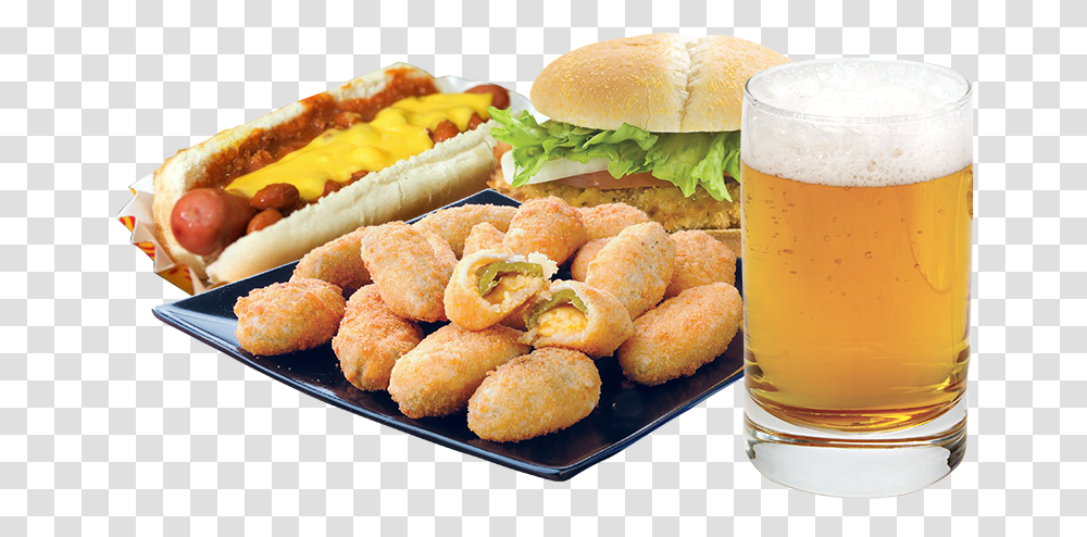 Cheddar Cheese Poppers, Burger, Food, Hot Dog, Beer Transparent Png