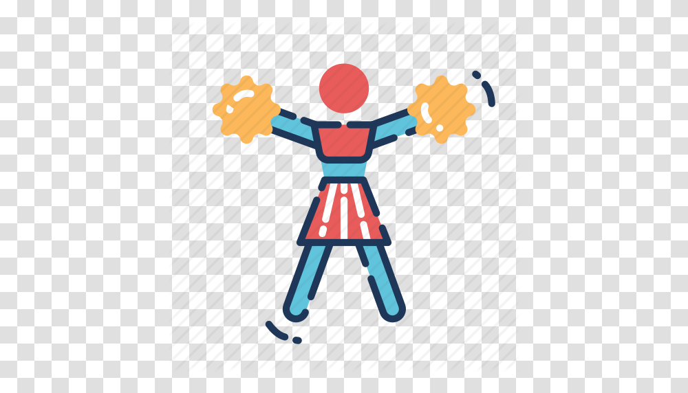 Cheer Cheerleader Cheerleading Motivation Sports Super Bowl Icon, Toy, Hand, Crowd Transparent Png
