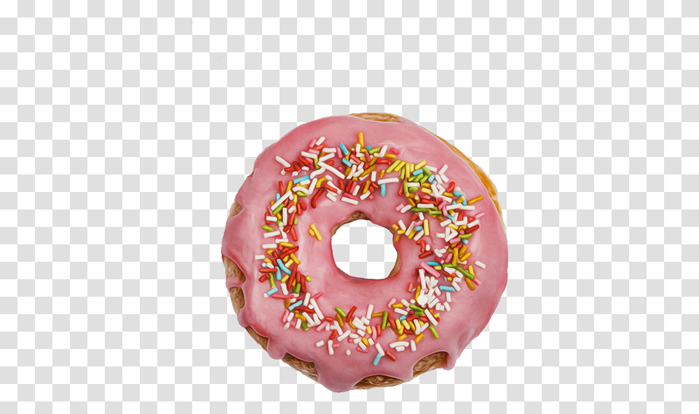 Cheer Collection Reversible Plush Donut Dona Glaseada, Pastry, Dessert, Food, Birthday Cake Transparent Png
