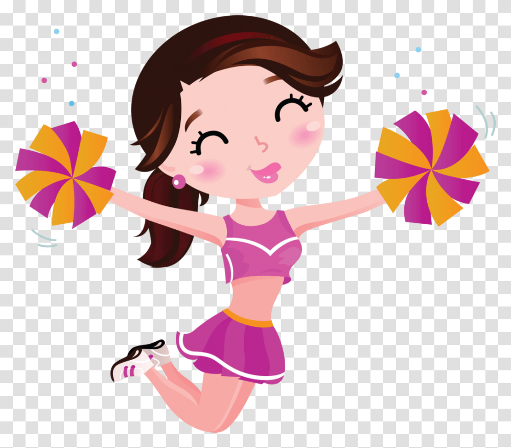Cheer Leader Cheerleader Clipart, Person, Flower, Girl, Female Transparent Png
