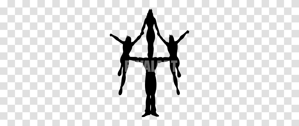 Cheer Logo Cheer, Acrobatic, Person, Human, Silhouette Transparent Png