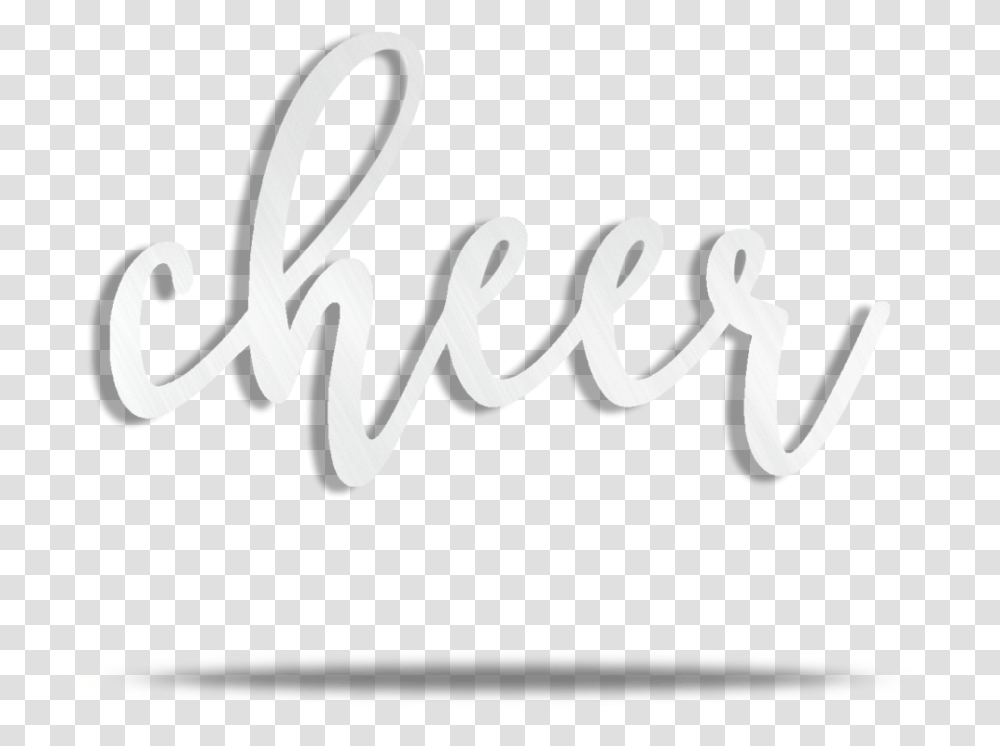 Cheer Text Steel Wall Art Calligraphy, Handwriting, Label, Dynamite, Bomb Transparent Png
