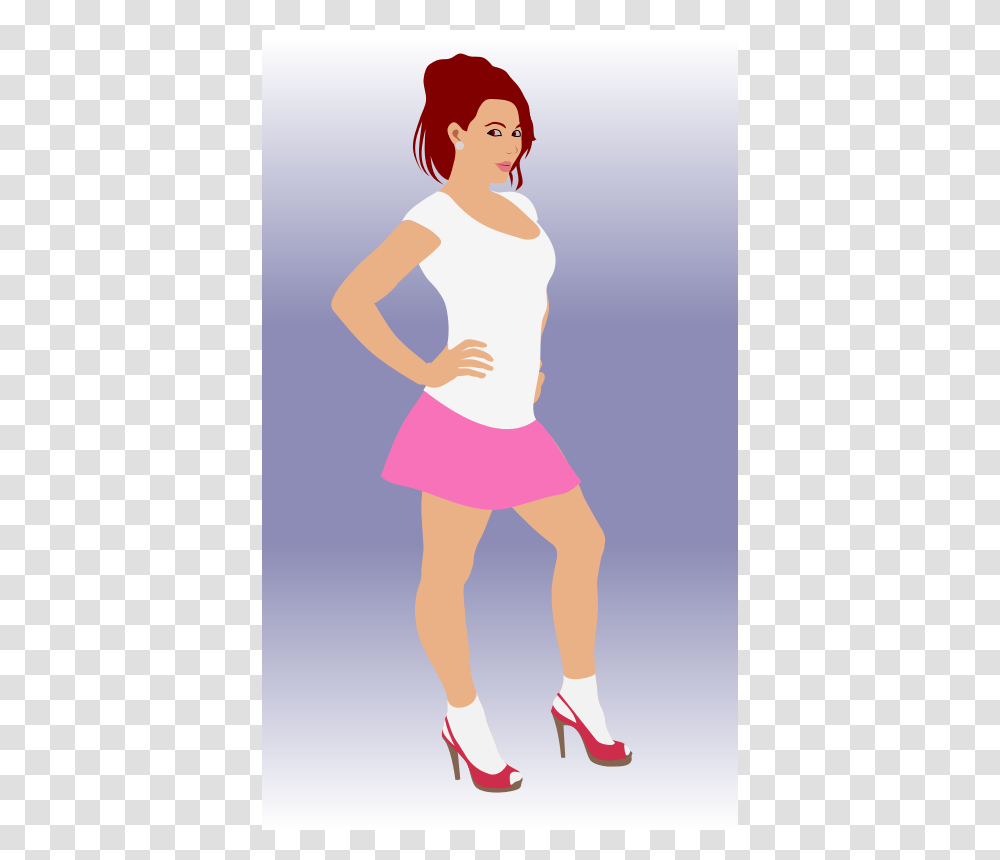 Cheerful Girl By Rones, Sport, Apparel, Female Transparent Png