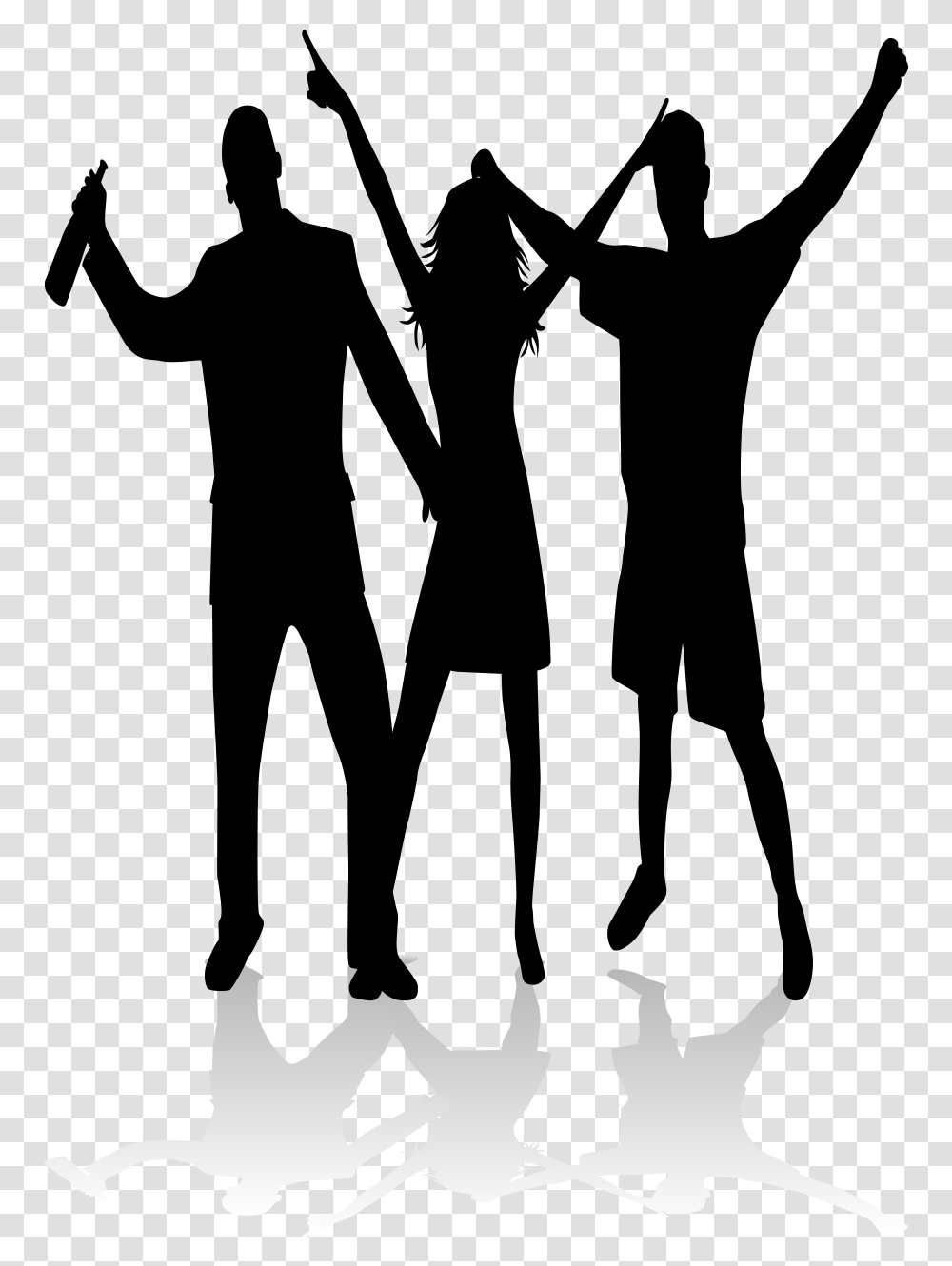 Cheering Person Dancing, Crowd, Musician Transparent Png