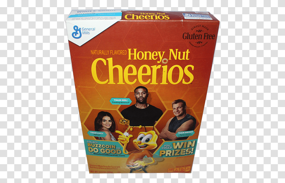 Cheerios Honey Nut, Person, Human, Advertisement, Poster Transparent Png