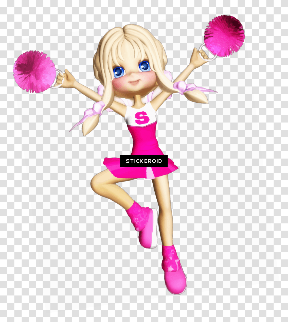 Cheerleader Background, Doll, Toy, Person, Human Transparent Png