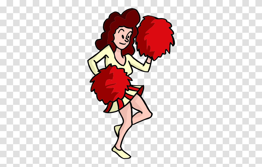 Cheerleader Cartoon Clipart, Performer, Dance Pose, Leisure Activities, Flamenco Transparent Png