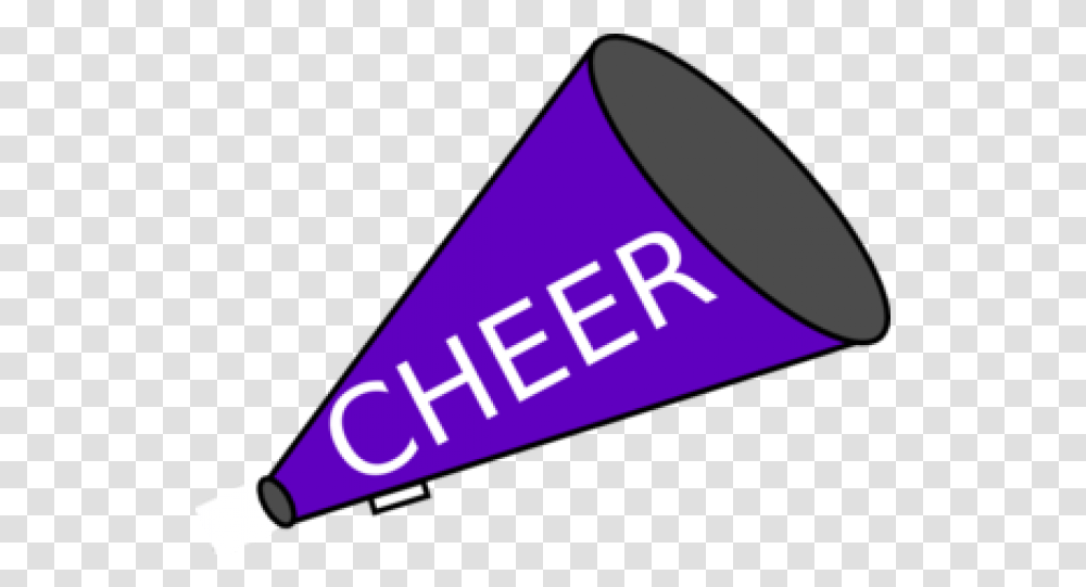 Cheerleader Clipart Megaphone Purple And Gold Cheerleader Draw A Cheer Horn, Lighting, Can, Text Transparent Png