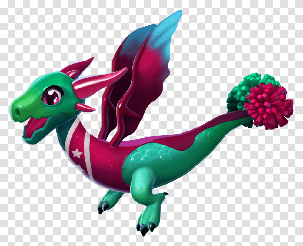 Cheerleader Dragon, Toy Transparent Png