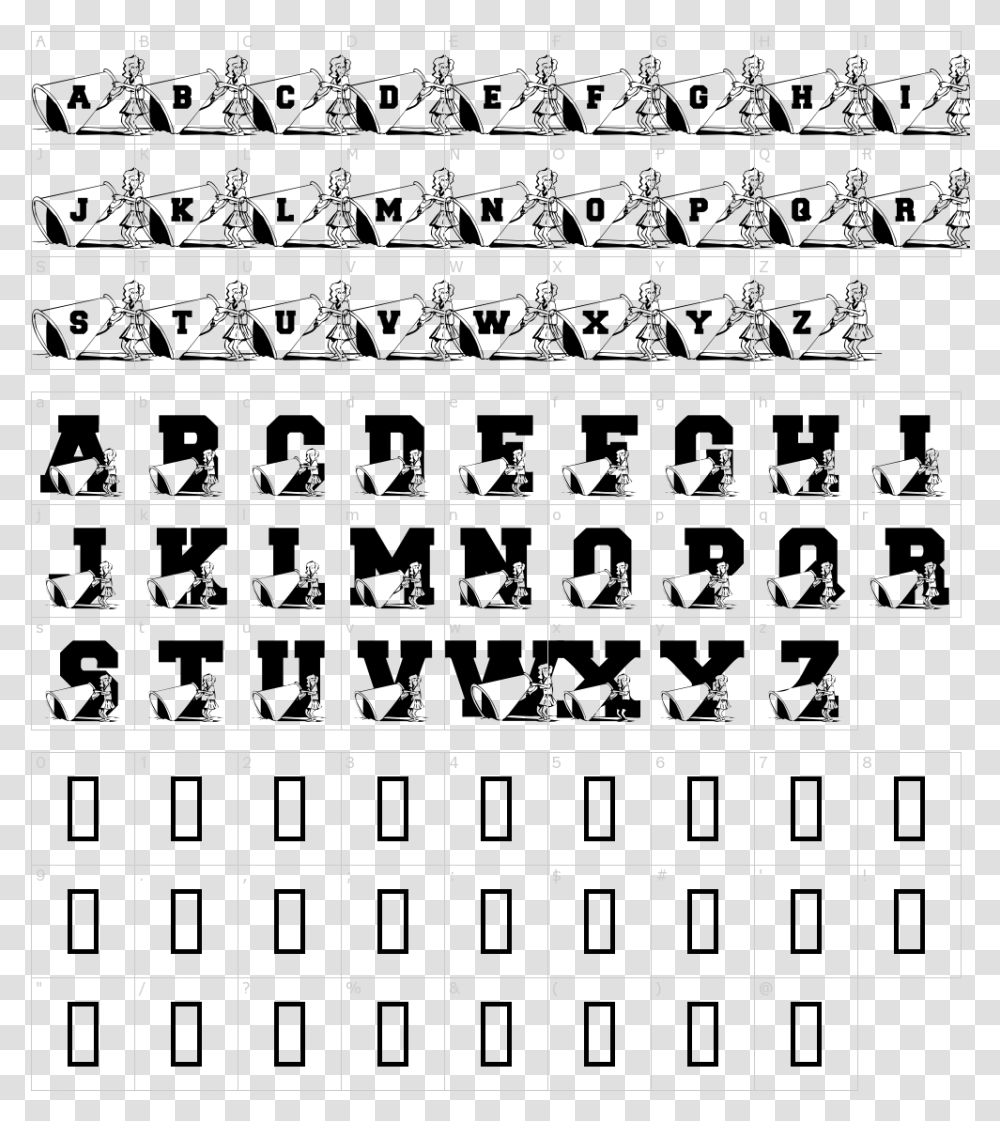 Cheerleader Font, Number, Chess Transparent Png