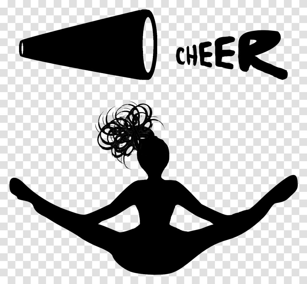 Cheerleader Silhouette Background, Dance Pose, Leisure Activities, Ballet, Outdoors Transparent Png