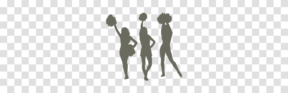 Cheerleaders, Silhouette, Poster, Advertisement Transparent Png