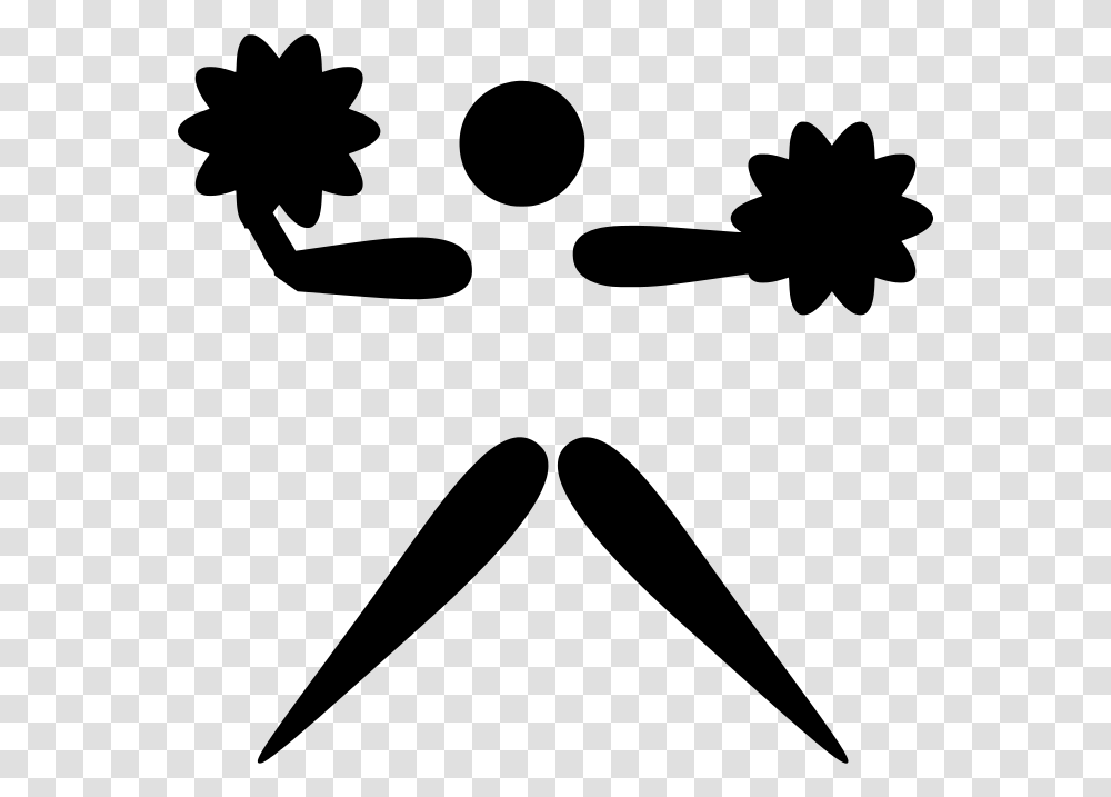 Cheerleading Pictogram Converted Cheerleading, Gray, World Of Warcraft Transparent Png