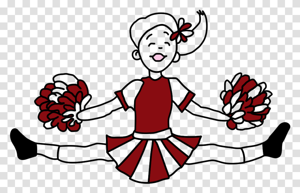 Cheerleading Pom Poms Clipart Cheerleader Clip Art Kids, Paper, Leisure Activities, Bird, Animal Transparent Png