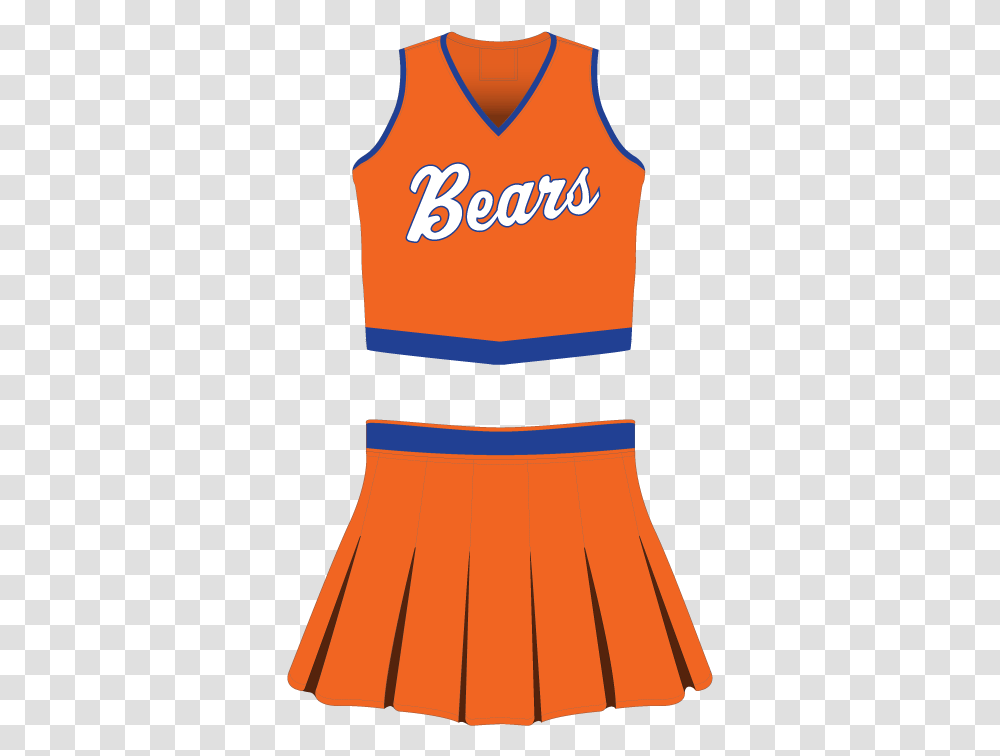 Cheerleading Uniform Sublimated Bears Cheerleader Outfit, Shorts, Tent, Pants Transparent Png