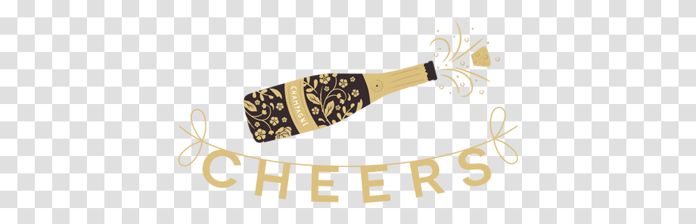 Cheers Champagne Invitation Decorative, Strap, Skin, Photography, Label Transparent Png