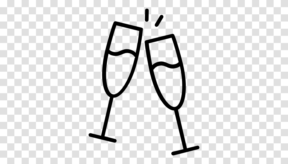 Cheers, Glass, Bow, Armor, Stencil Transparent Png