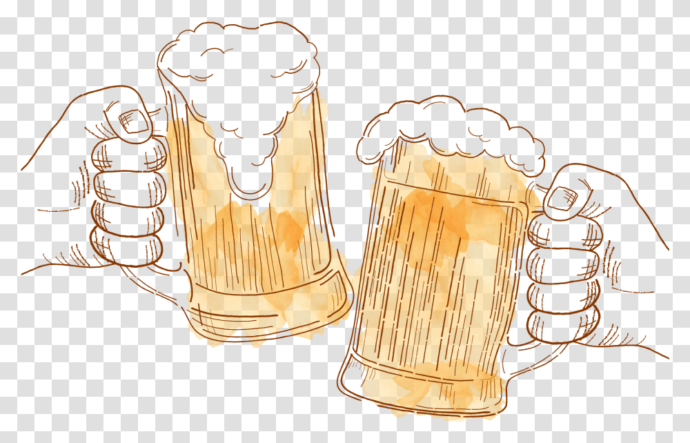 Cheers Oktoberfest Beer Cartoon Icon Free Frame Clipart Beer Cheers Cartoon, Person, Architecture, Building, Pillar Transparent Png