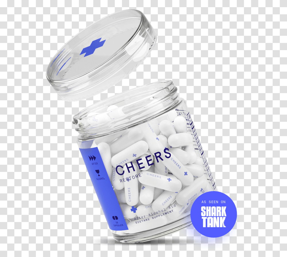 Cheers Pills, Medication, Jar, Capsule Transparent Png