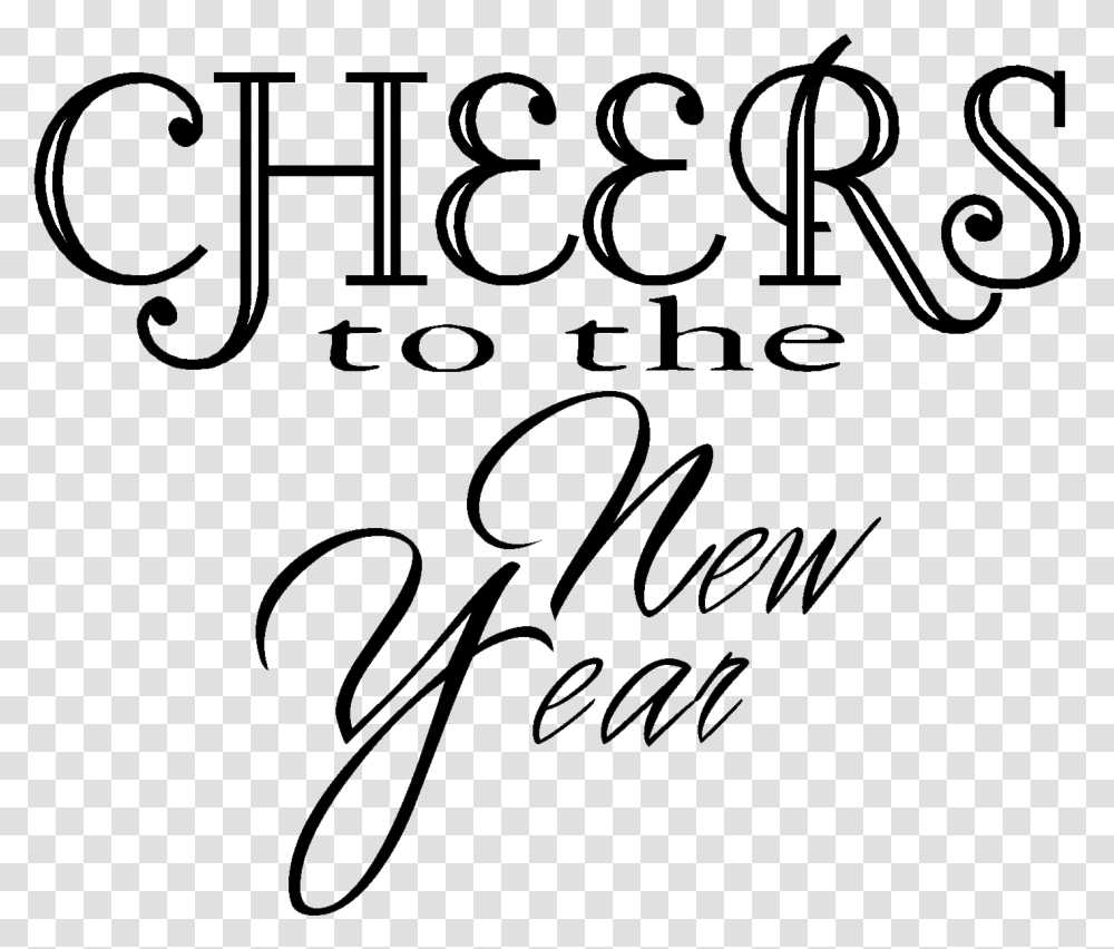 Cheers To The New Year Out Out Your Demon Of Stupidity, Alphabet, Handwriting, Word Transparent Png