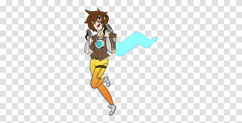Cheers Tracer Gif Cheers Love Tracer Gif, Manga, Comics, Book, Person Transparent Png
