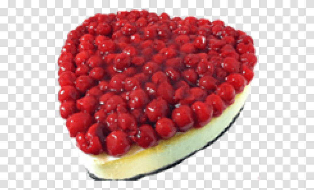 Cheese Cake Heart Shaped Cheesecake, Plant, Fruit, Food, Pill Transparent Png