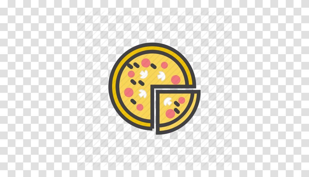 Cheese Fast Italian Pepperoni Pizza Slice Icon, Logo, Trademark Transparent Png