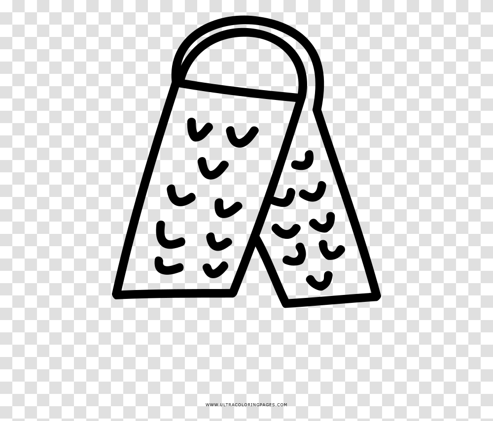 Cheese Grater Coloring Page, Gray, World Of Warcraft Transparent Png