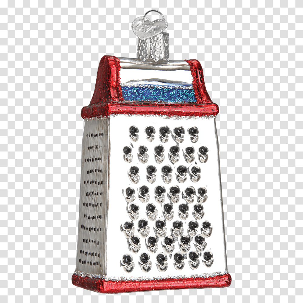 Cheese Grater Old World Glass Ornament Cheese Grater Christmas Ornament, Wedding Cake, Dessert, Food, Rug Transparent Png