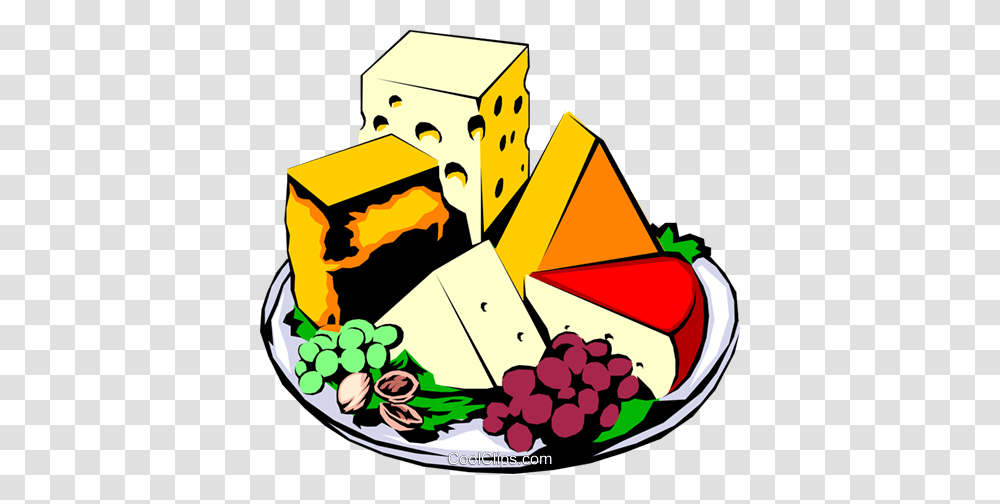 Cheese Platter Royalty Free Vector Clip Art Illustration, Bulldozer, Meal, Food Transparent Png