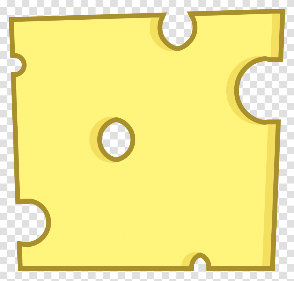 Cheese Slice Clipart Bfdi Cheese, Game, Jigsaw Puzzle, Hole, Dice Transparent Png