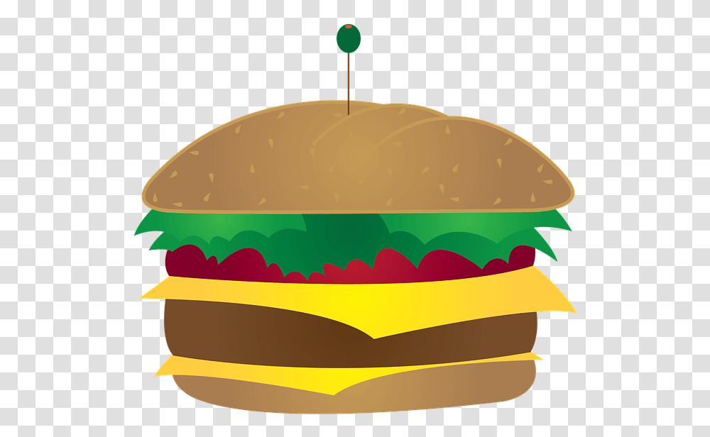 Cheeseburger Burger Fastfood Food Beef Lunch, Helmet, Apparel, Birthday Cake Transparent Png