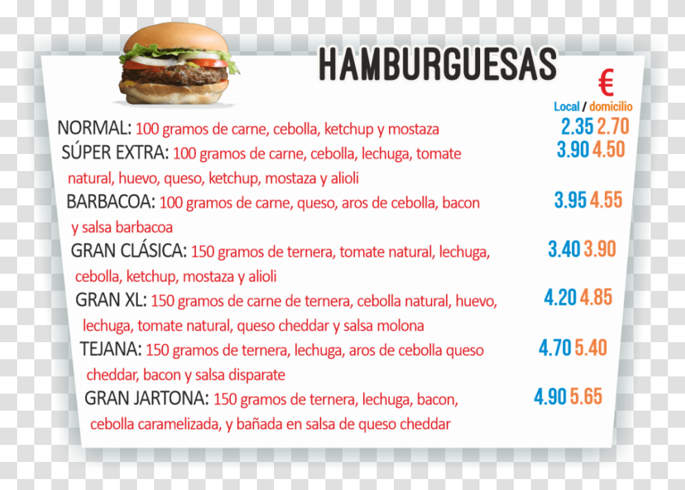 Cheeseburger, Food, Menu, Advertisement Transparent Png