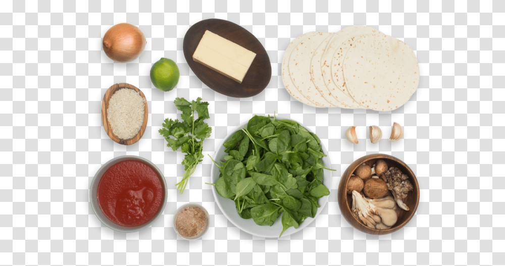 Cheesy Enchiladas Rojas With Mixed Mushrooms Amp Spinach Spinach, Plant, Food, Vegetable, Bread Transparent Png