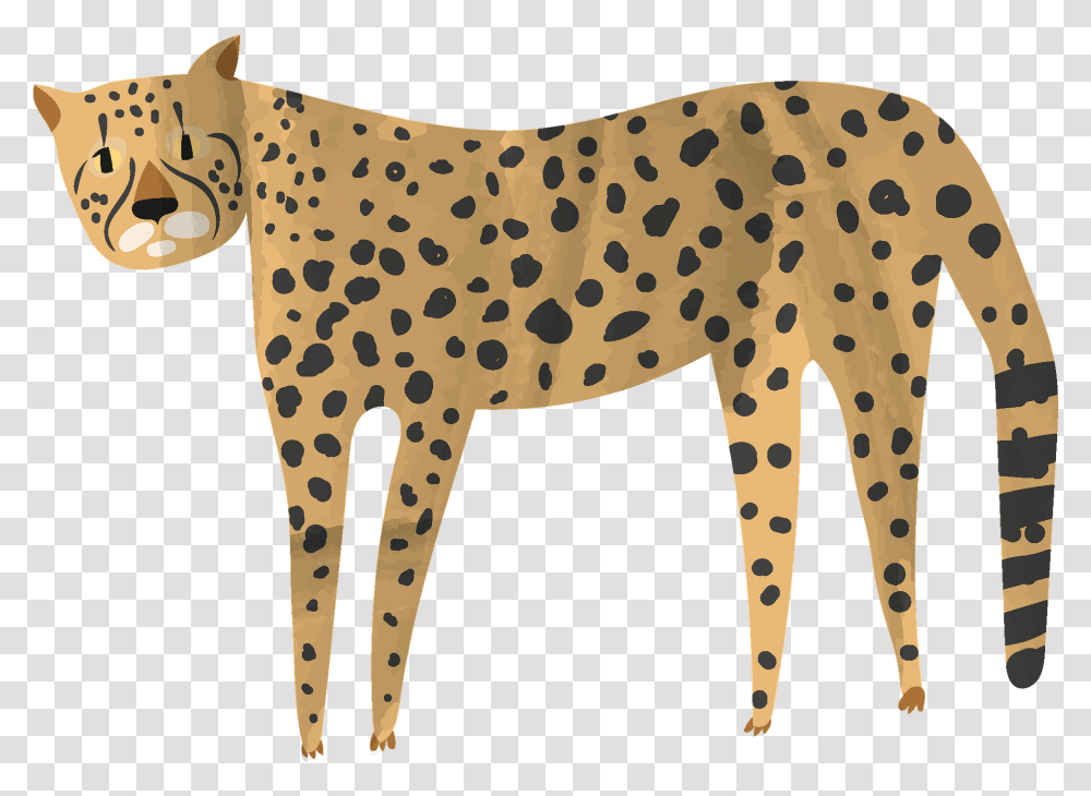 Cheetah Clipart Animal Figure, Mammal, Wildlife, Texture, Horse Transparent Png
