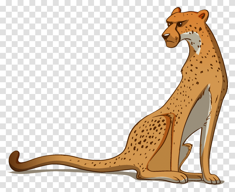 Cheetah Clipart Free Download Creazilla Animal Figure, Mammal, Wildlife, Antelope, Cat Transparent Png